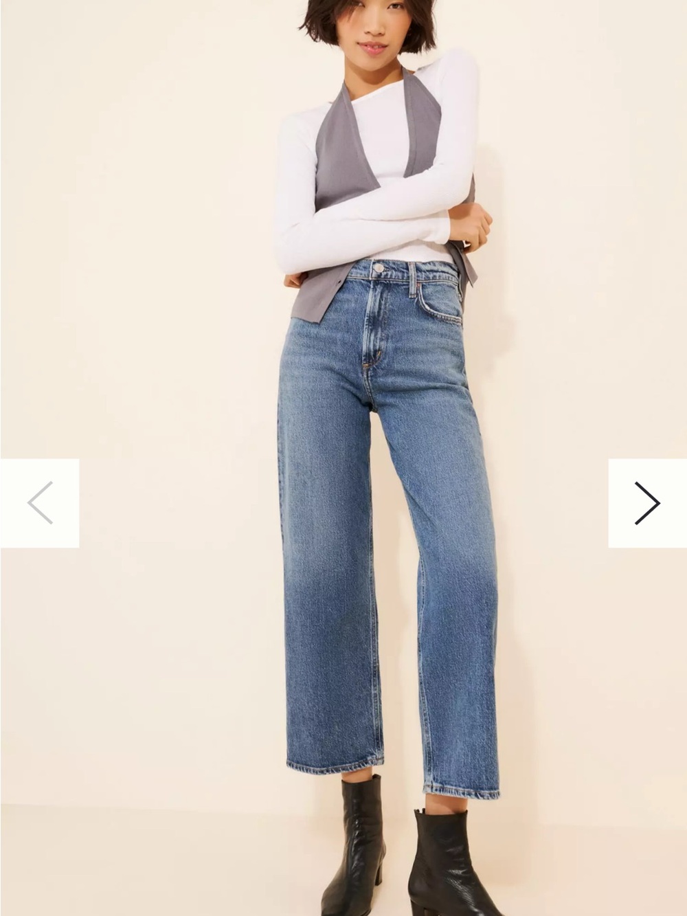 AGOLDE Ren Straight-Leg Ankle Jeans 26